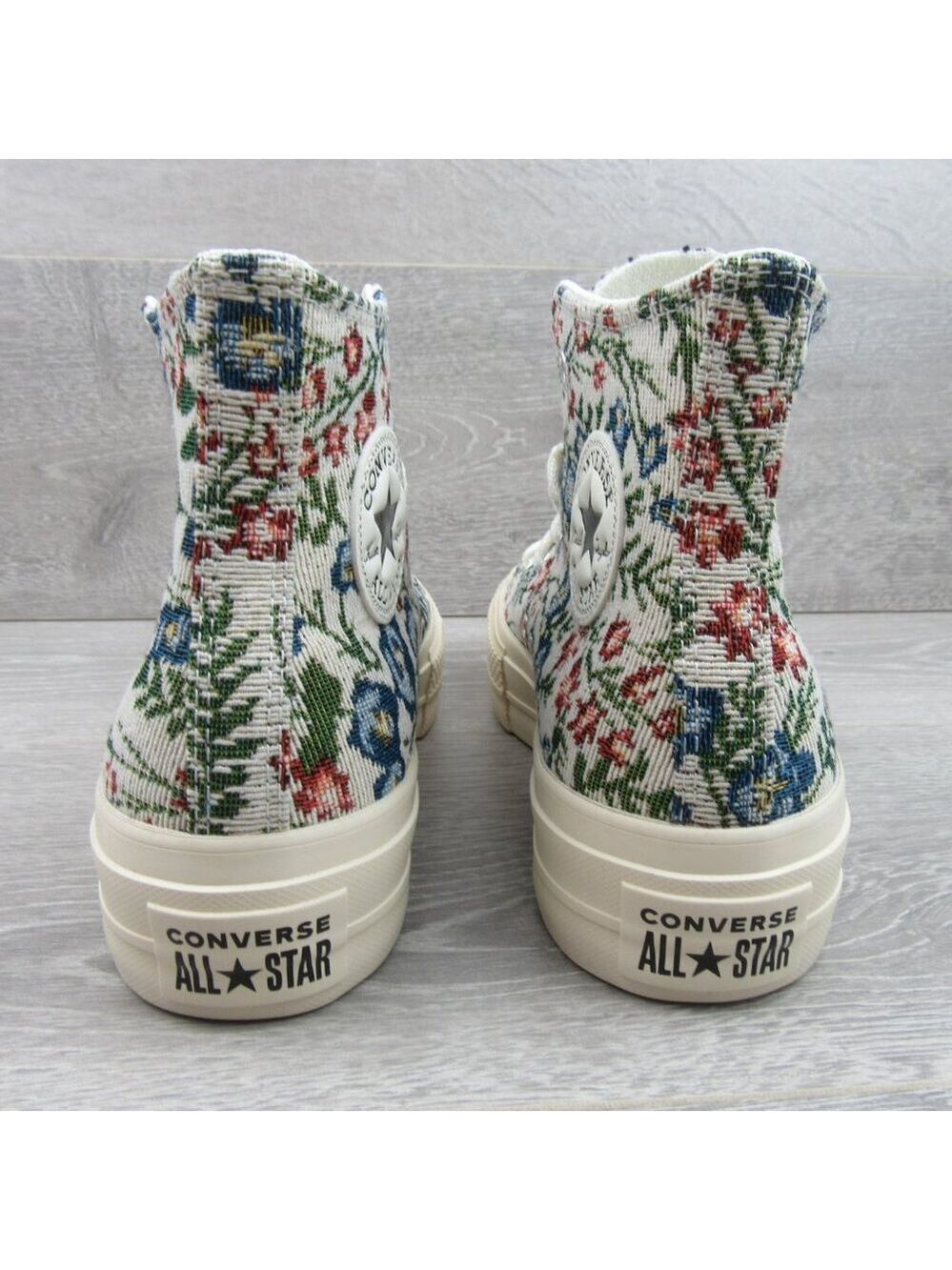 Converse CTAS Lift Platform Floral Tapestry Women's Size 8 Shoes NEW - Picture 9 of 15